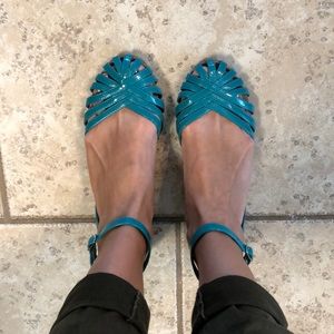 Teal Sandals